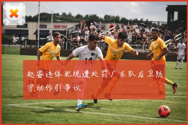 赵睿违体犯规遭处罚广东队后卫防守动作引争议
